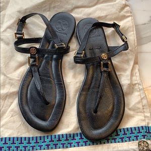 Tory Burch Black Sandals size 9